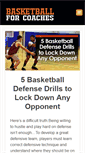 Mobile Screenshot of basketballforcoaches.com